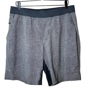 Lululemon Men’s T.H.E. Line less Performance Shorts Heather Gray Size XL